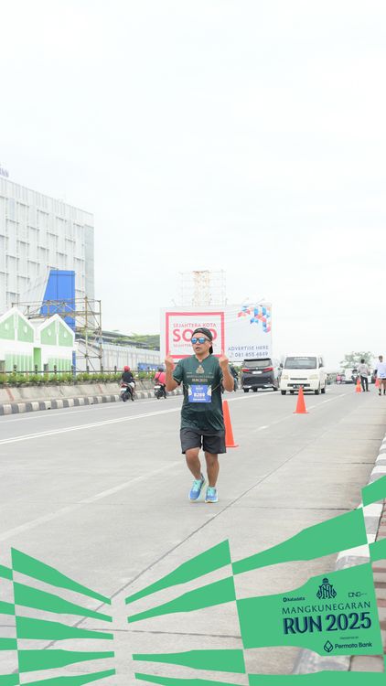 Race photo from Mangkunegaran Run 2025