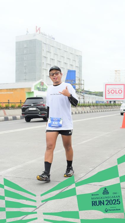 Race photo from Mangkunegaran Run 2025