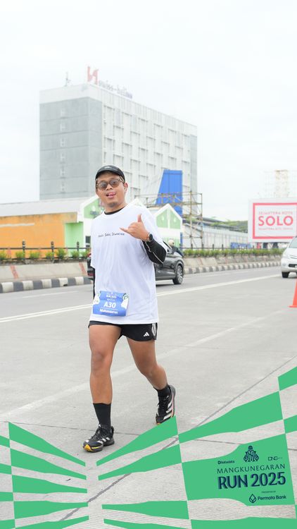 Race photo from Mangkunegaran Run 2025