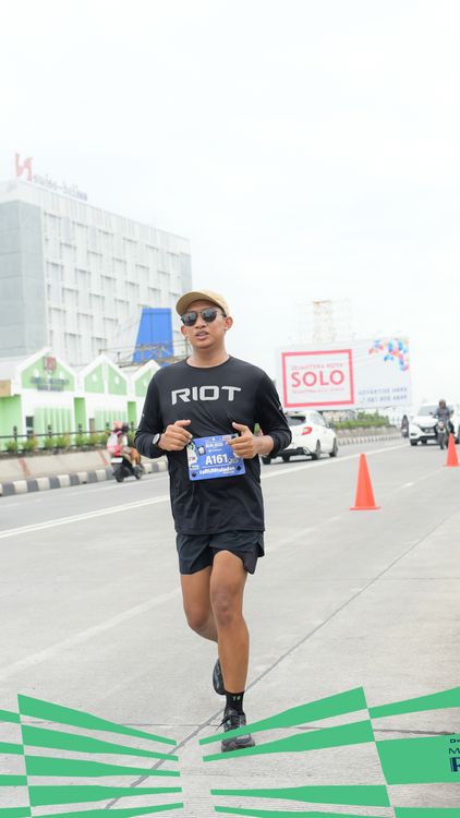 Race photo from Mangkunegaran Run 2025