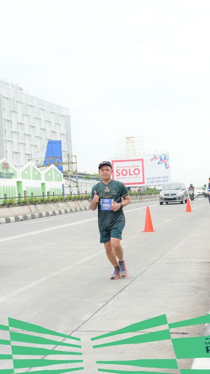 Race photo from Mangkunegaran Run 2025