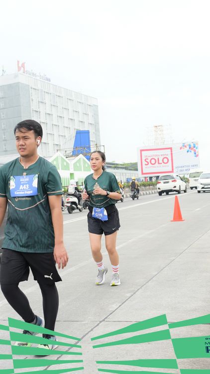 Race photo from Mangkunegaran Run 2025