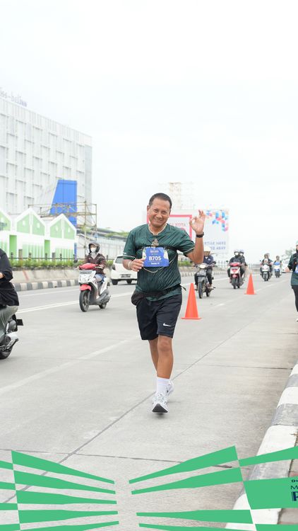 Race photo from Mangkunegaran Run 2025
