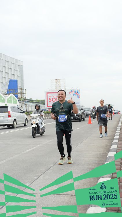 Race photo from Mangkunegaran Run 2025