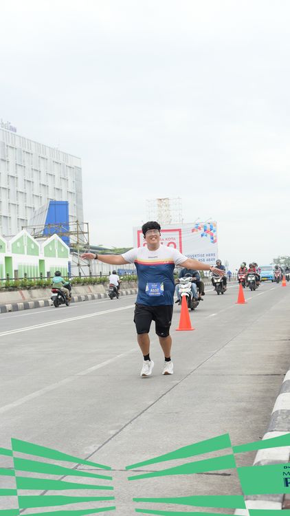 Race photo from Mangkunegaran Run 2025
