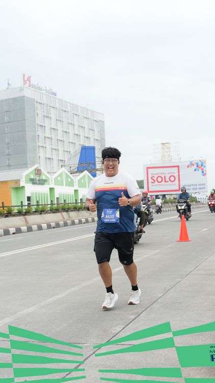 Race photo from Mangkunegaran Run 2025