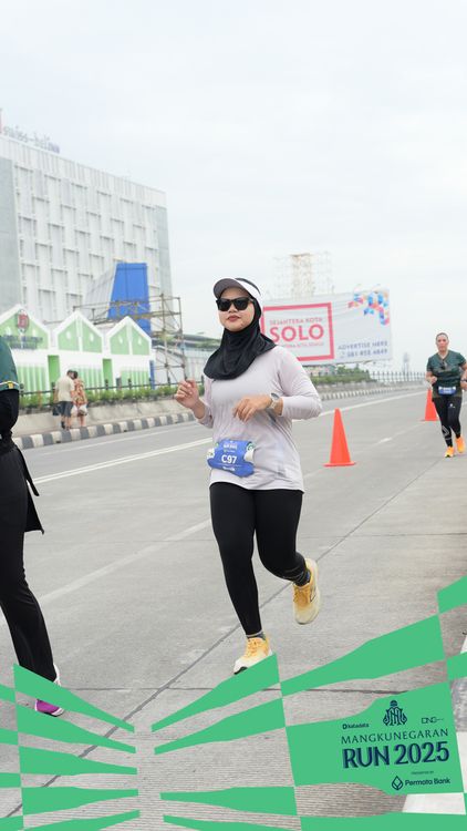Race photo from Mangkunegaran Run 2025