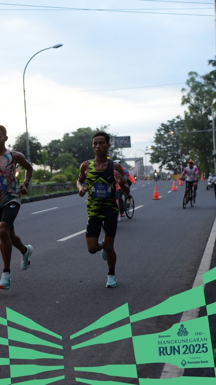 Race photo from Mangkunegaran Run 2025