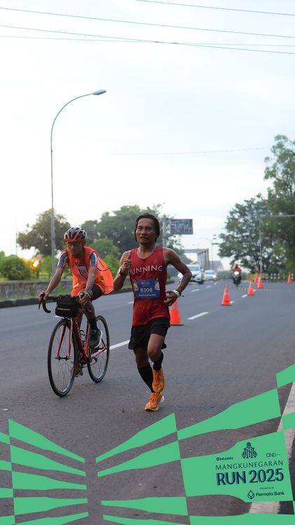 Race photo from Mangkunegaran Run 2025