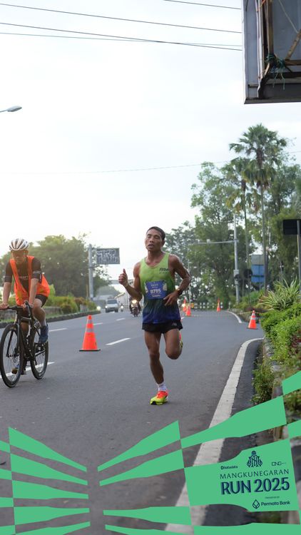 Race photo from Mangkunegaran Run 2025