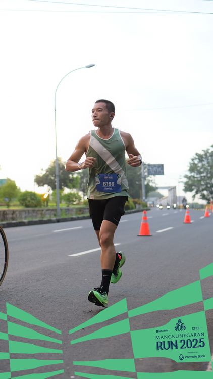Race photo from Mangkunegaran Run 2025
