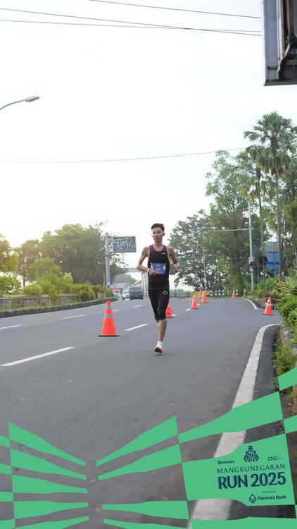 Race photo from Mangkunegaran Run 2025