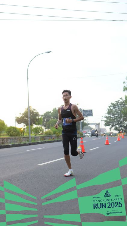 Race photo from Mangkunegaran Run 2025