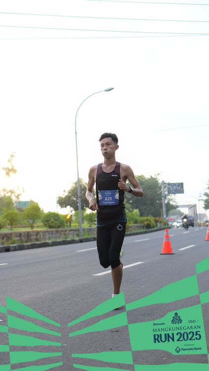 Race photo from Mangkunegaran Run 2025