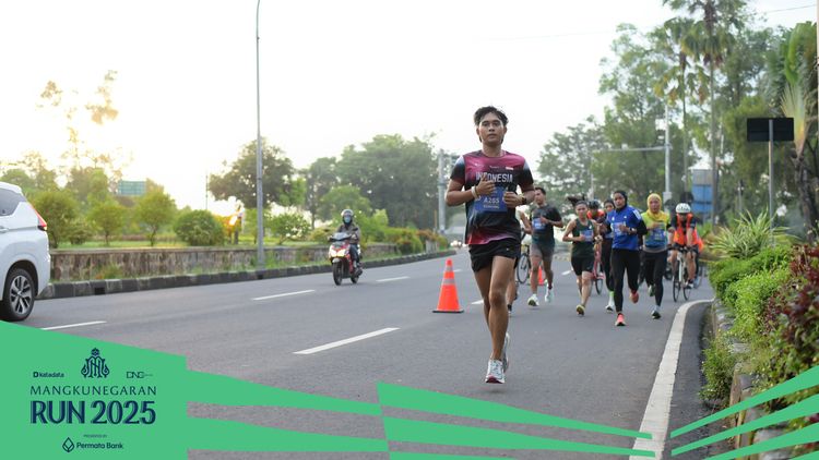 Race photo from Mangkunegaran Run 2025