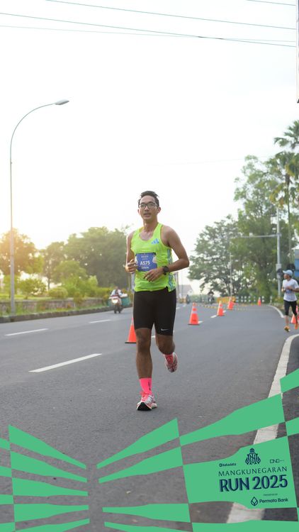 Race photo from Mangkunegaran Run 2025