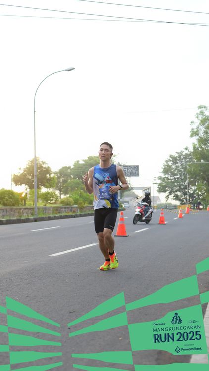 Race photo from Mangkunegaran Run 2025