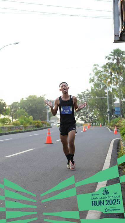 Race photo from Mangkunegaran Run 2025