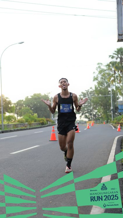 Race photo from Mangkunegaran Run 2025