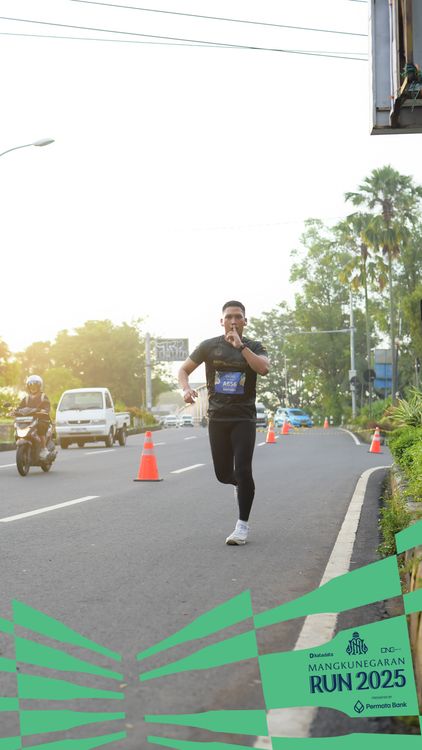 Race photo from Mangkunegaran Run 2025