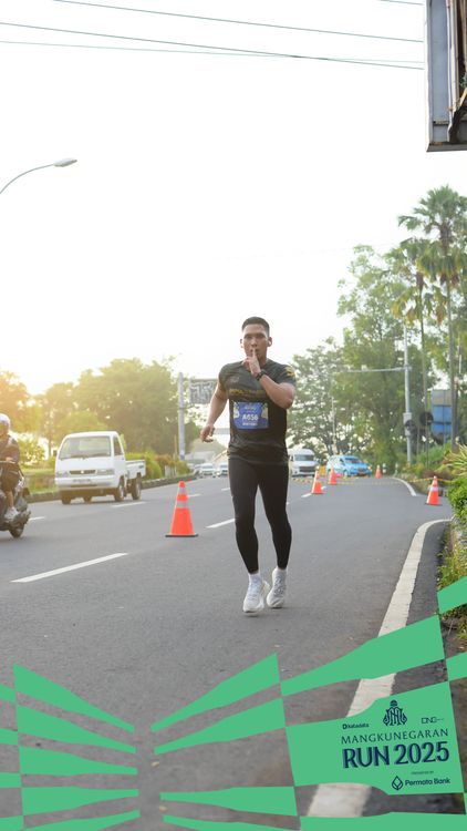 Race photo from Mangkunegaran Run 2025