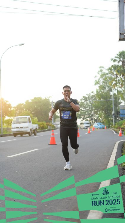 Race photo from Mangkunegaran Run 2025