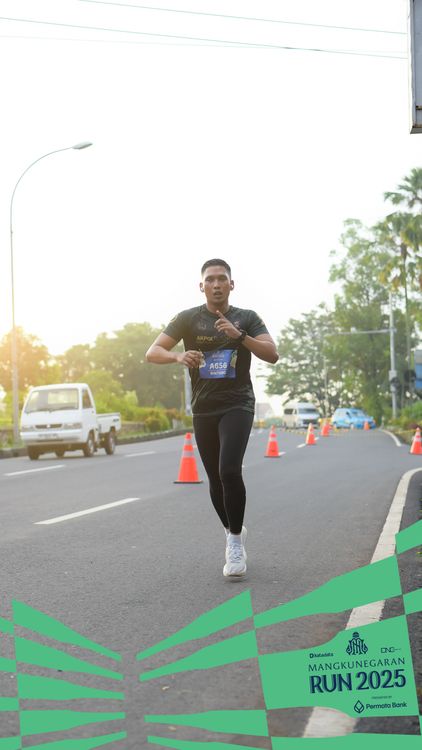 Race photo from Mangkunegaran Run 2025