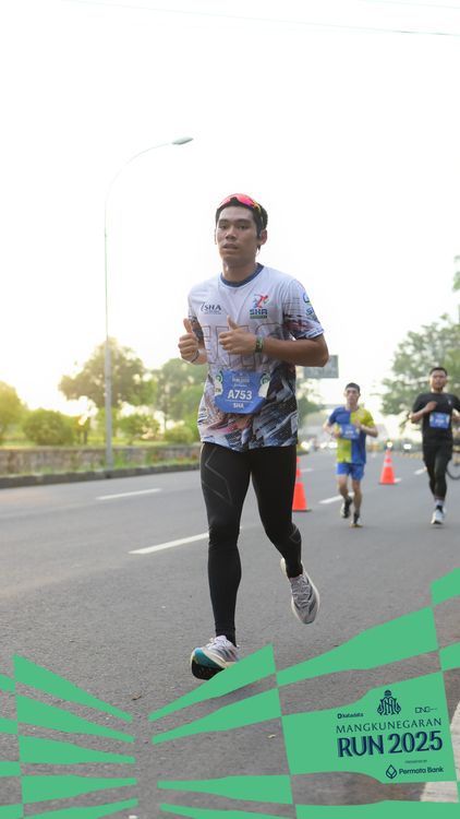 Race photo from Mangkunegaran Run 2025