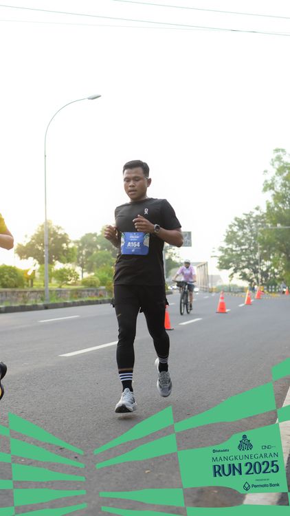 Race photo from Mangkunegaran Run 2025