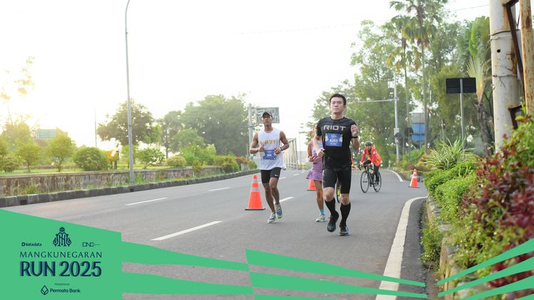 Race photo from Mangkunegaran Run 2025