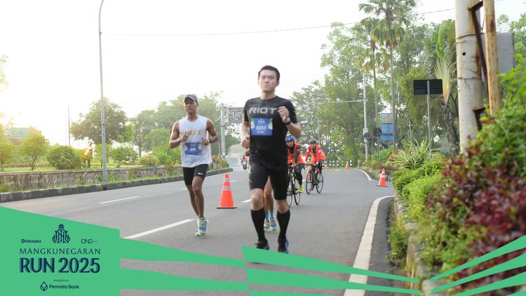 Race photo from Mangkunegaran Run 2025