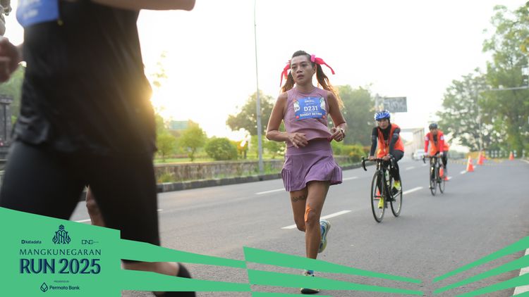 Race photo from Mangkunegaran Run 2025