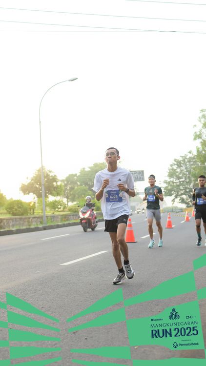 Race photo from Mangkunegaran Run 2025