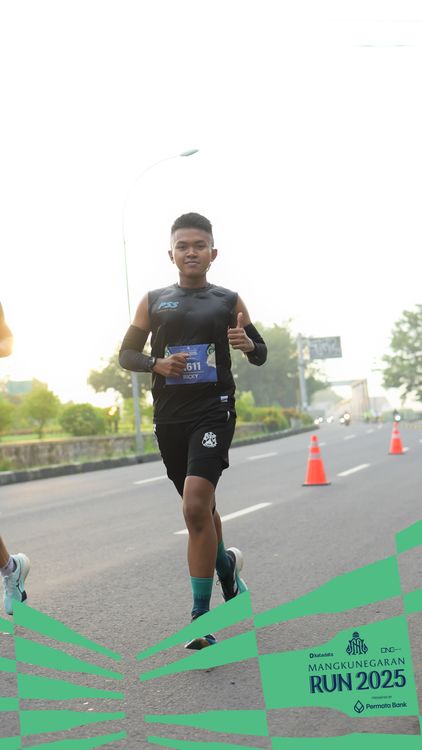 Race photo from Mangkunegaran Run 2025
