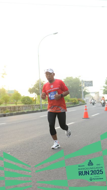 Race photo from Mangkunegaran Run 2025