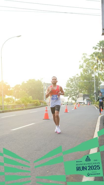 Race photo from Mangkunegaran Run 2025