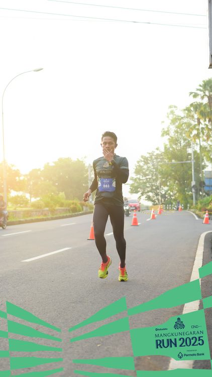 Race photo from Mangkunegaran Run 2025