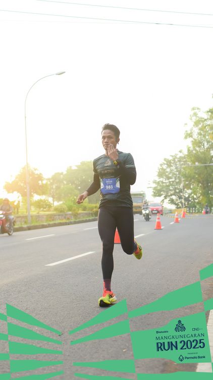 Race photo from Mangkunegaran Run 2025