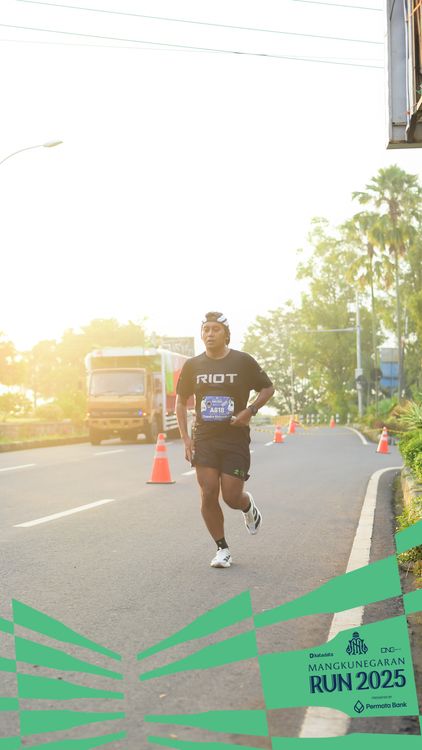 Race photo from Mangkunegaran Run 2025