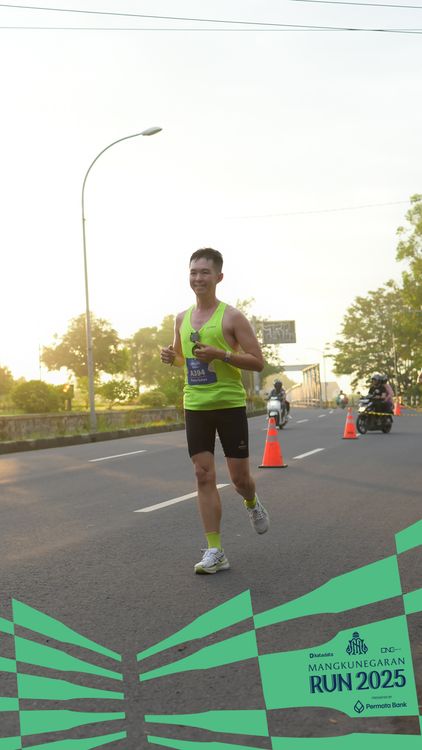 Race photo from Mangkunegaran Run 2025