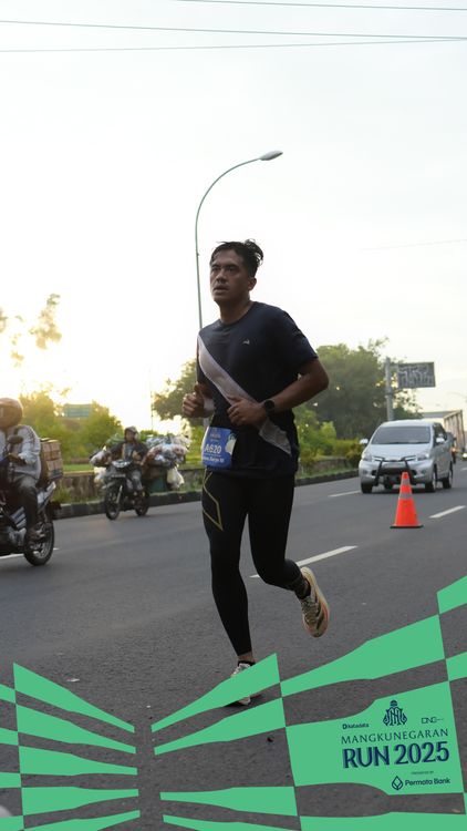 Race photo from Mangkunegaran Run 2025
