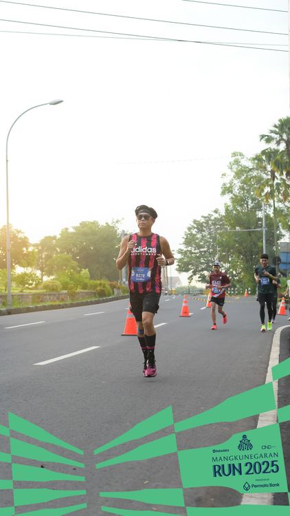 Race photo from Mangkunegaran Run 2025