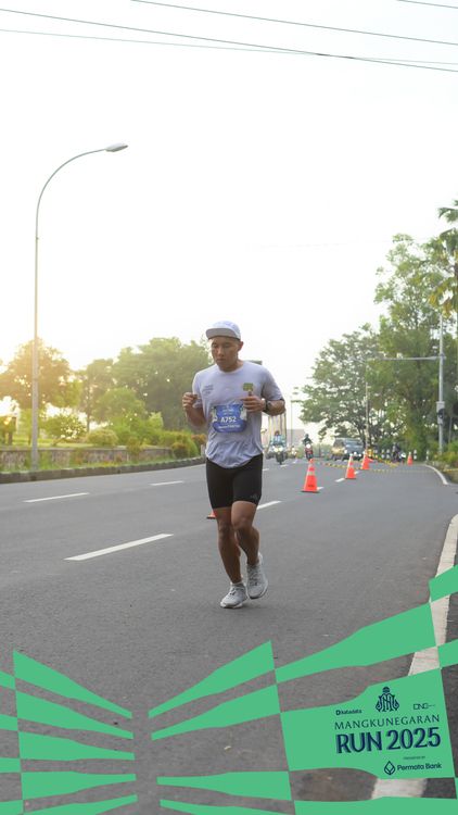 Race photo from Mangkunegaran Run 2025