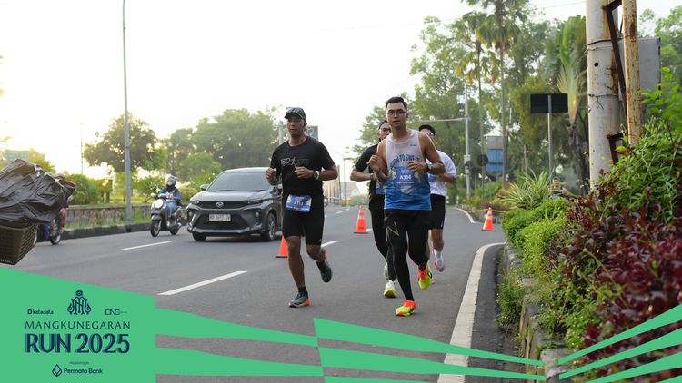 Race photo from Mangkunegaran Run 2025