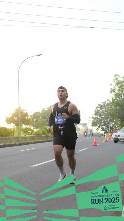 Race photo from Mangkunegaran Run 2025