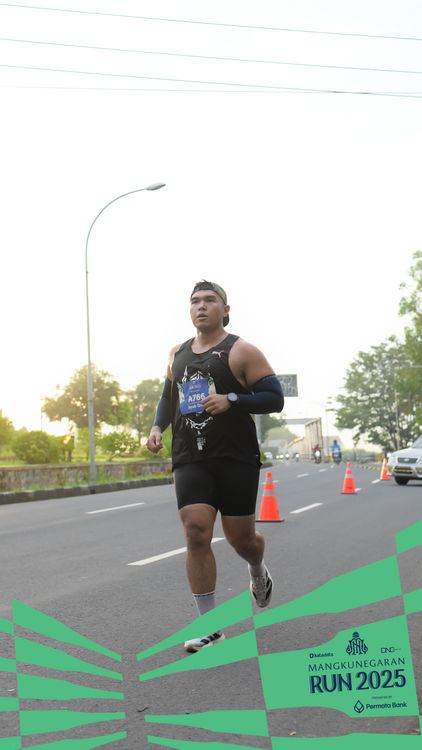 Race photo from Mangkunegaran Run 2025