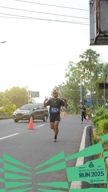 Race photo from Mangkunegaran Run 2025