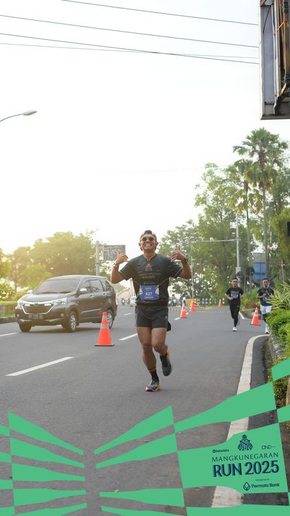 Race photo from Mangkunegaran Run 2025