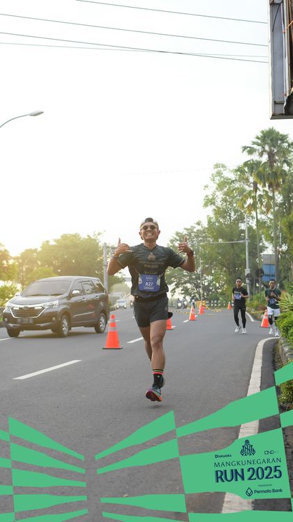Race photo from Mangkunegaran Run 2025