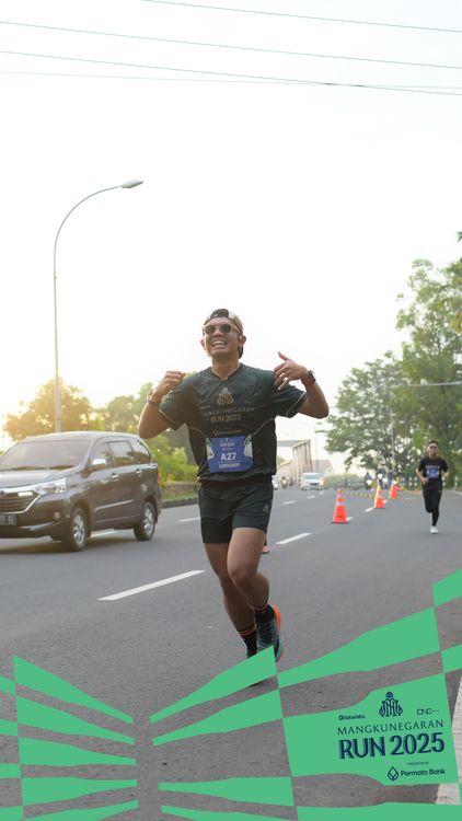 Race photo from Mangkunegaran Run 2025